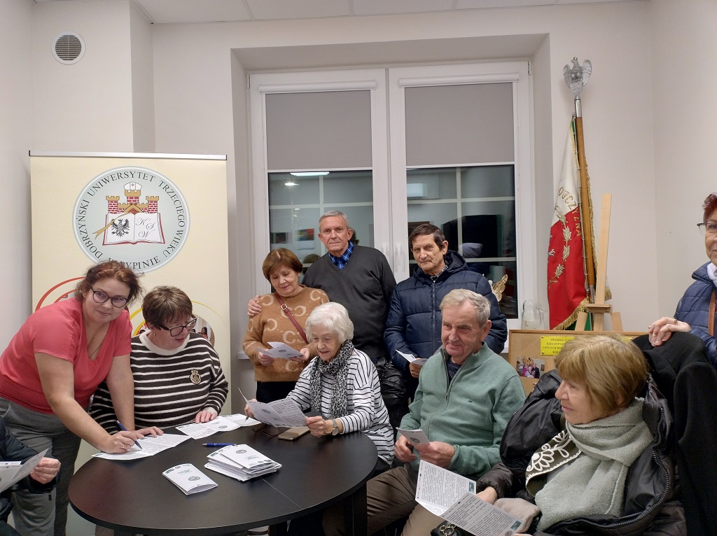 Na zdjęciu osoby podczas spotkania